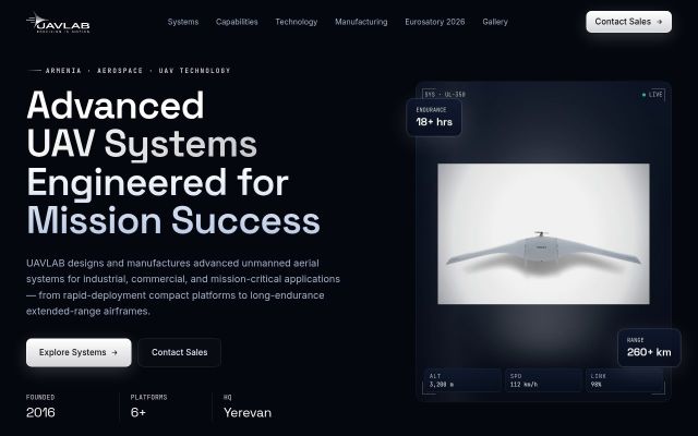 uavlab.am - էկրանի պատկեր