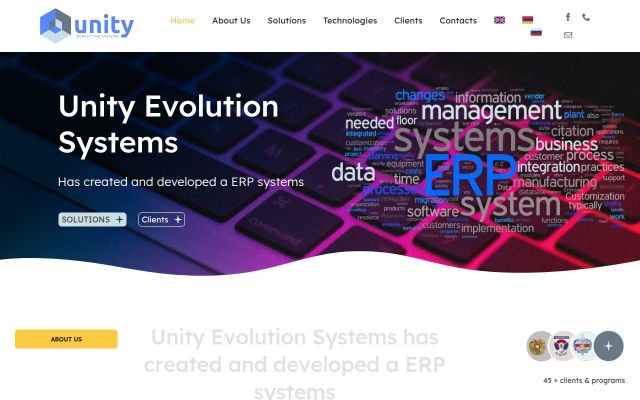 Скриншот сайта unity.am