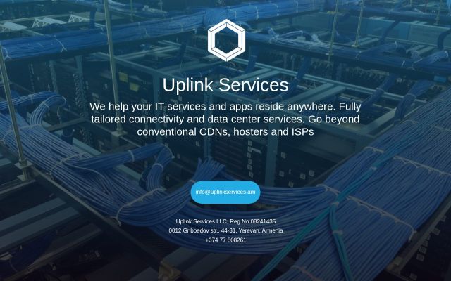 uplinkservices.am - էկրանի պատկեր