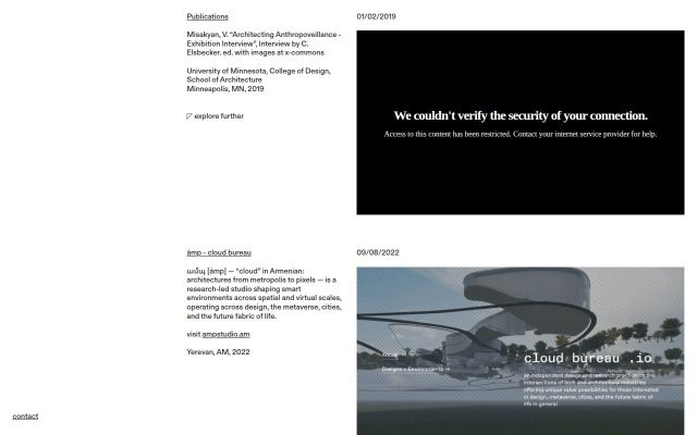 Screenshot of vahanmisakyan.com