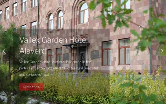 Скриншот сайта vallexgroup.am