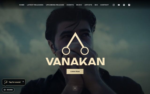 Скриншот сайта vanakan.org
