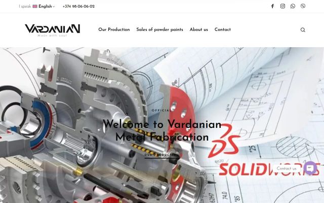 vardanian.pro - էկրանի պատկեր