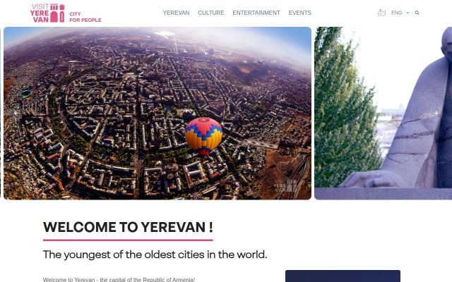 visityerevan.am - էկրանի պատկեր