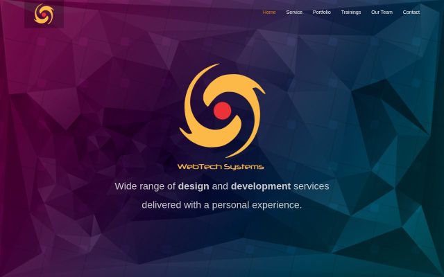 Скриншот сайта webtech-systems.com
