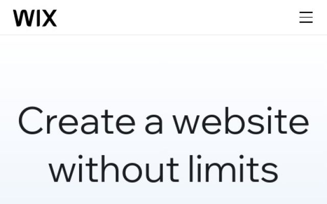 wix.com — էկրանի պատկեր