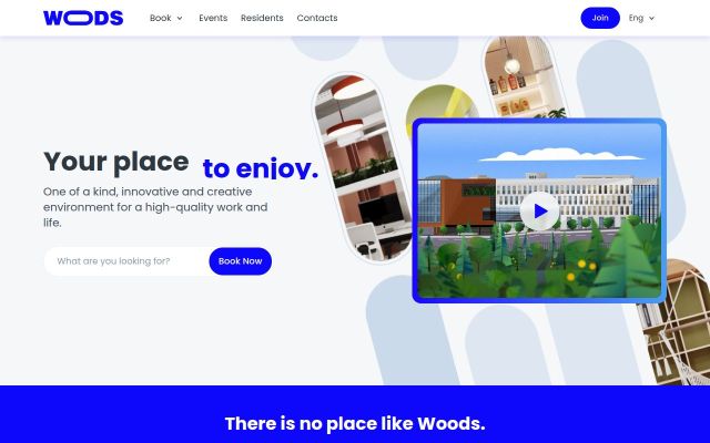 Скриншот сайта woodscenter.am