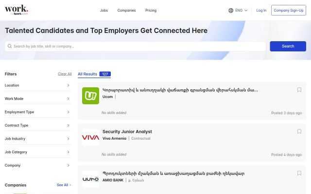 Screenshot of work.am