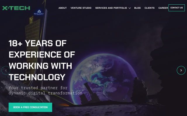 x-tech.am - էկրանի պատկեր