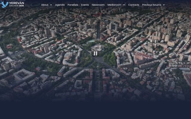 Скриншот сайта yerevandialogue.com